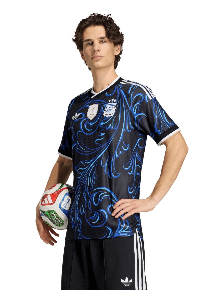 Jersey de selección de fútbol de Argentina visitante authentic jugador para hombre