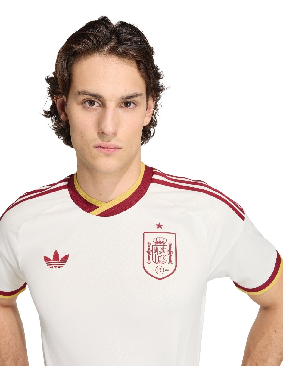 Jersey de Selección de fútbol de España visitante Mundial Adidas fan para hombre