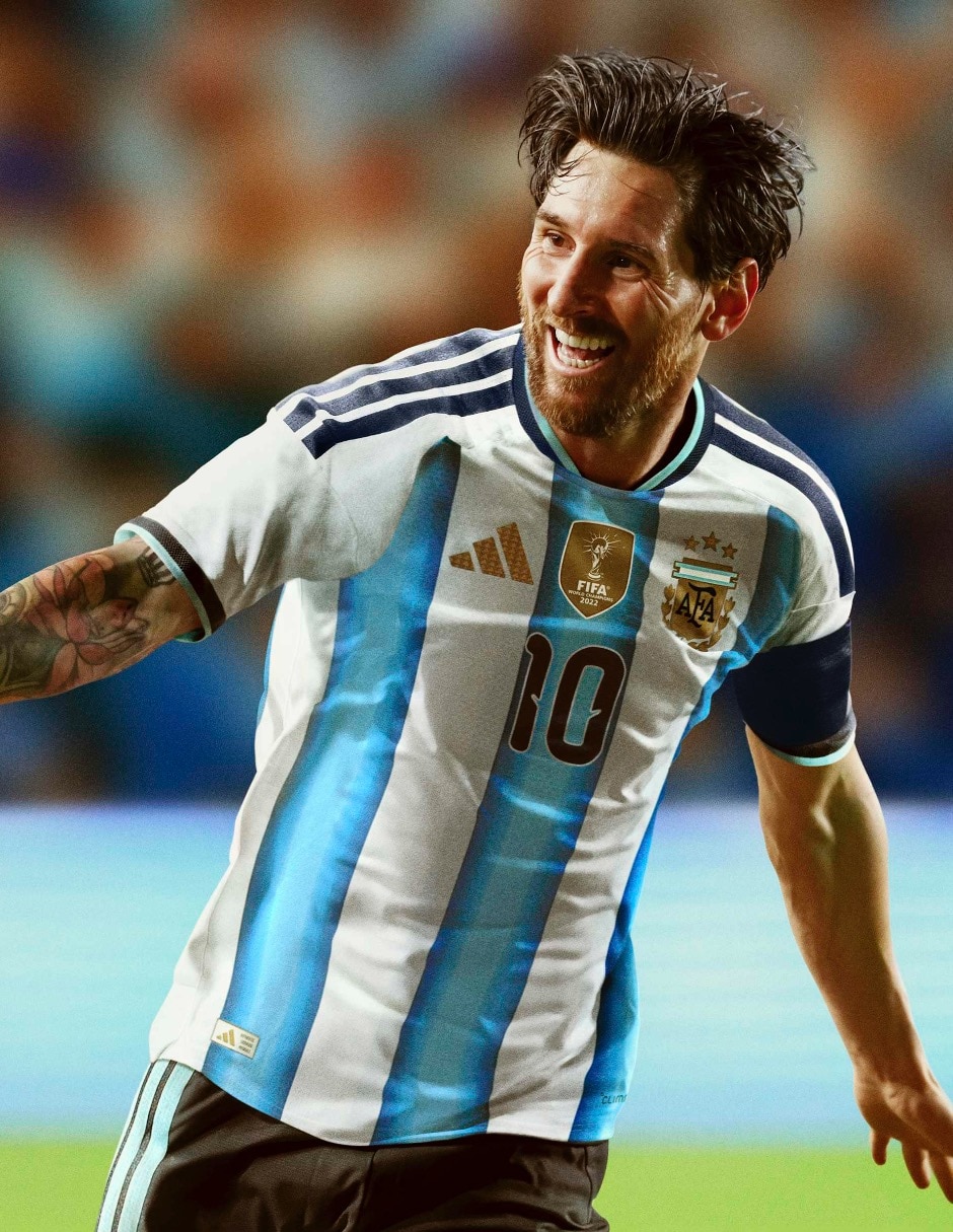 Jersey de Selección de fútbol de Argentina local authentic para hombre 12