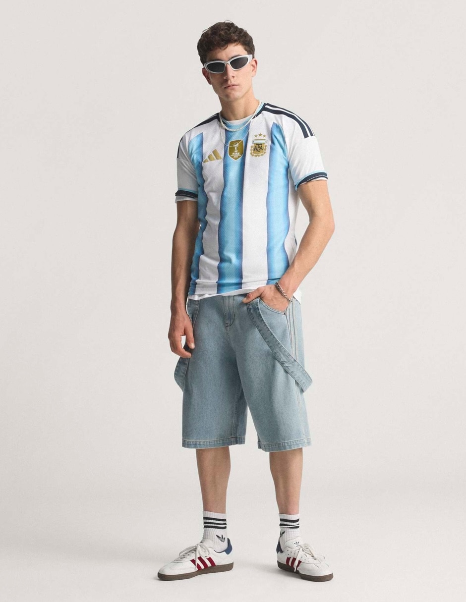 Jersey de Selección de fútbol de Argentina local authentic para hombre 4