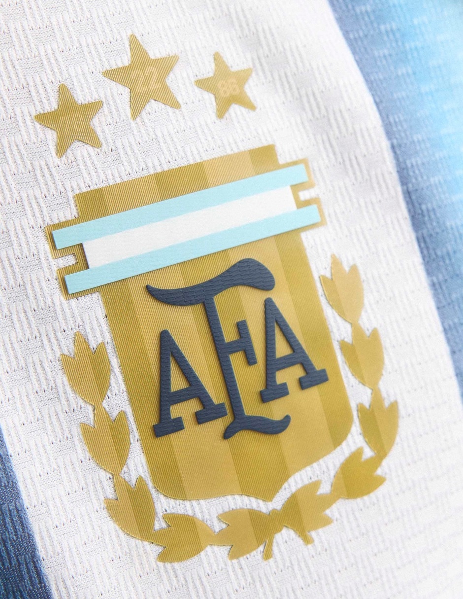 Jersey de Selección de fútbol de Argentina local authentic para hombre 7