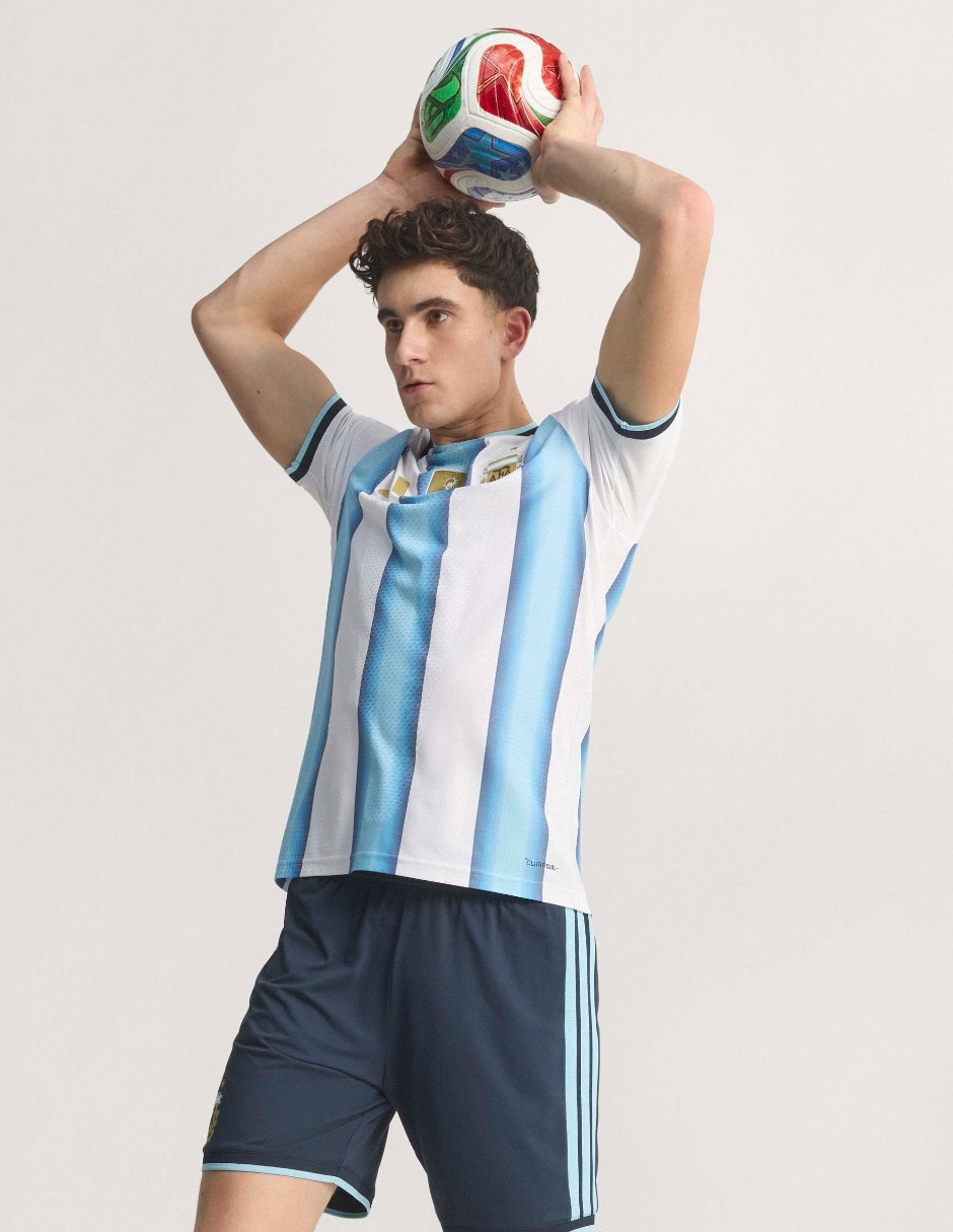 Jersey de Selección de fútbol de Argentina local authentic para hombre 8