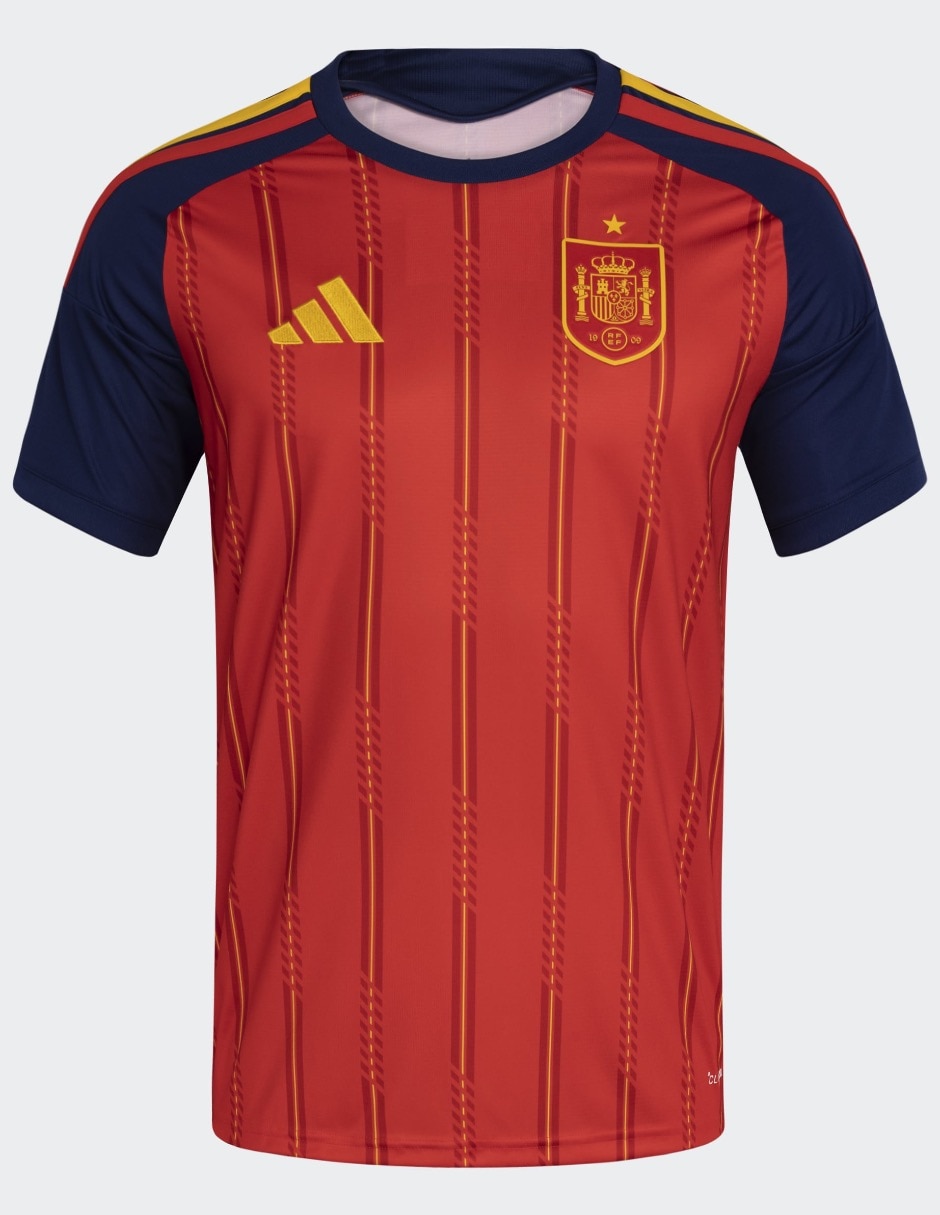 Jersey de Selección de fútbol de España local manga corta para hombre Jersey de Selección de fútbol de España local manga corta para hombre