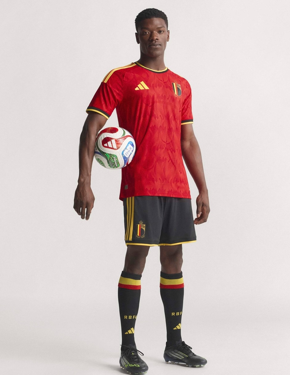 Jersey de Selección de fútbol de Bélgica local authentic para hombre 3