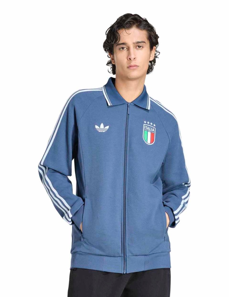 Chamarra para fútbol Mundial Adidas Italia para hombre