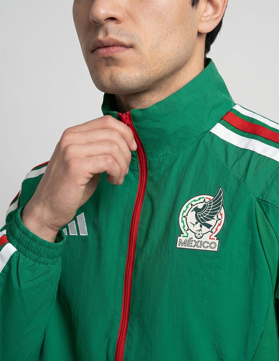 Chamarra para fútbol mundial adidas méxico para hombre