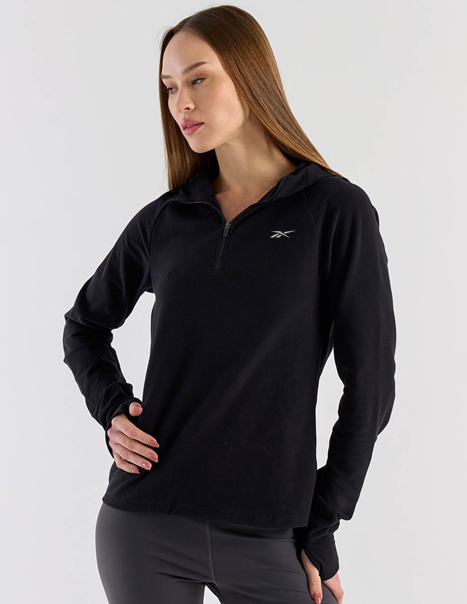 Chamarra para correr Reebok de mujer
