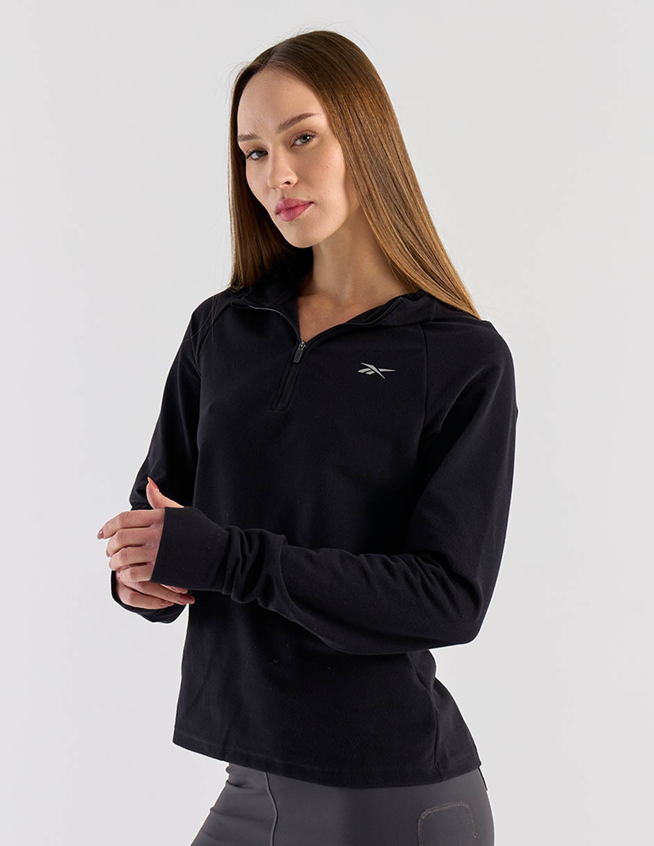 Chamarra para correr Reebok de mujer