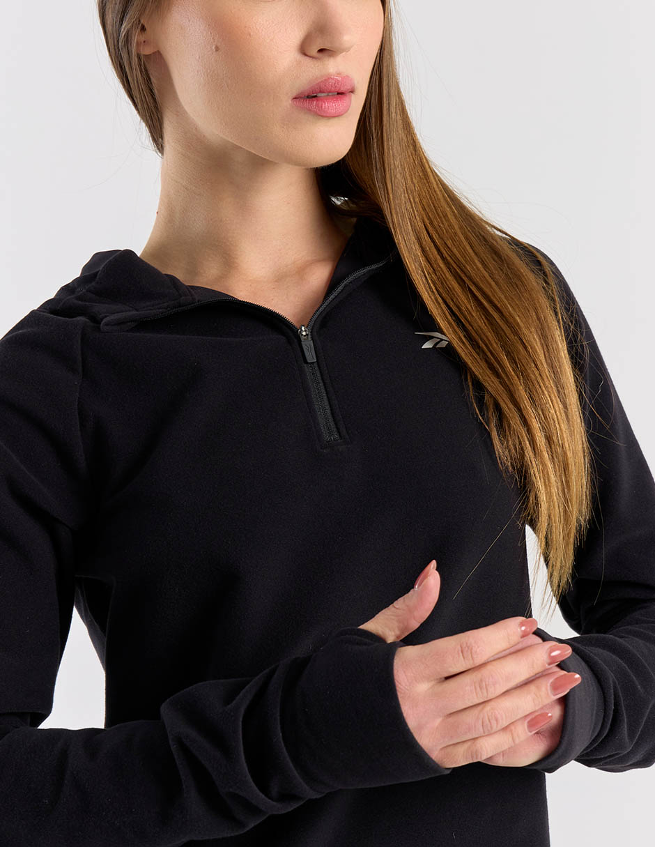 Chamarra para correr Reebok de mujer