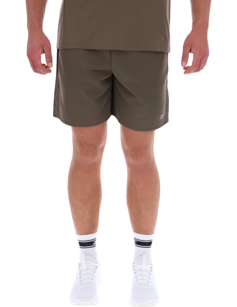 Short con bolsillos Reebok para fútbol hombre