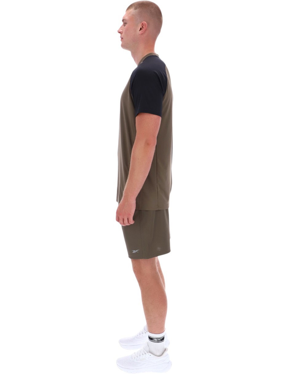 Short con bolsillos Reebok para fútbol hombre