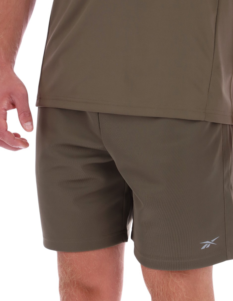 Short con bolsillos Reebok para fútbol hombre