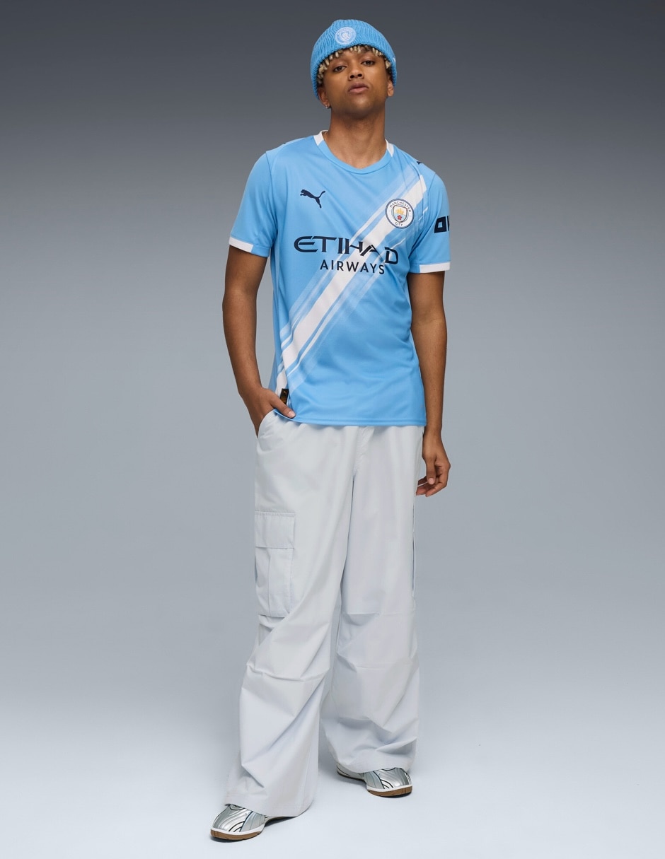Jersey de Manchester City local manga corta Puma para hombre