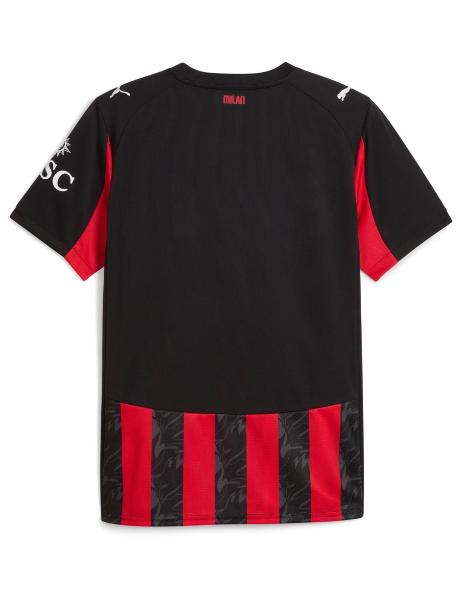 Jersey de AC Milan local manga corta Puma para hombre