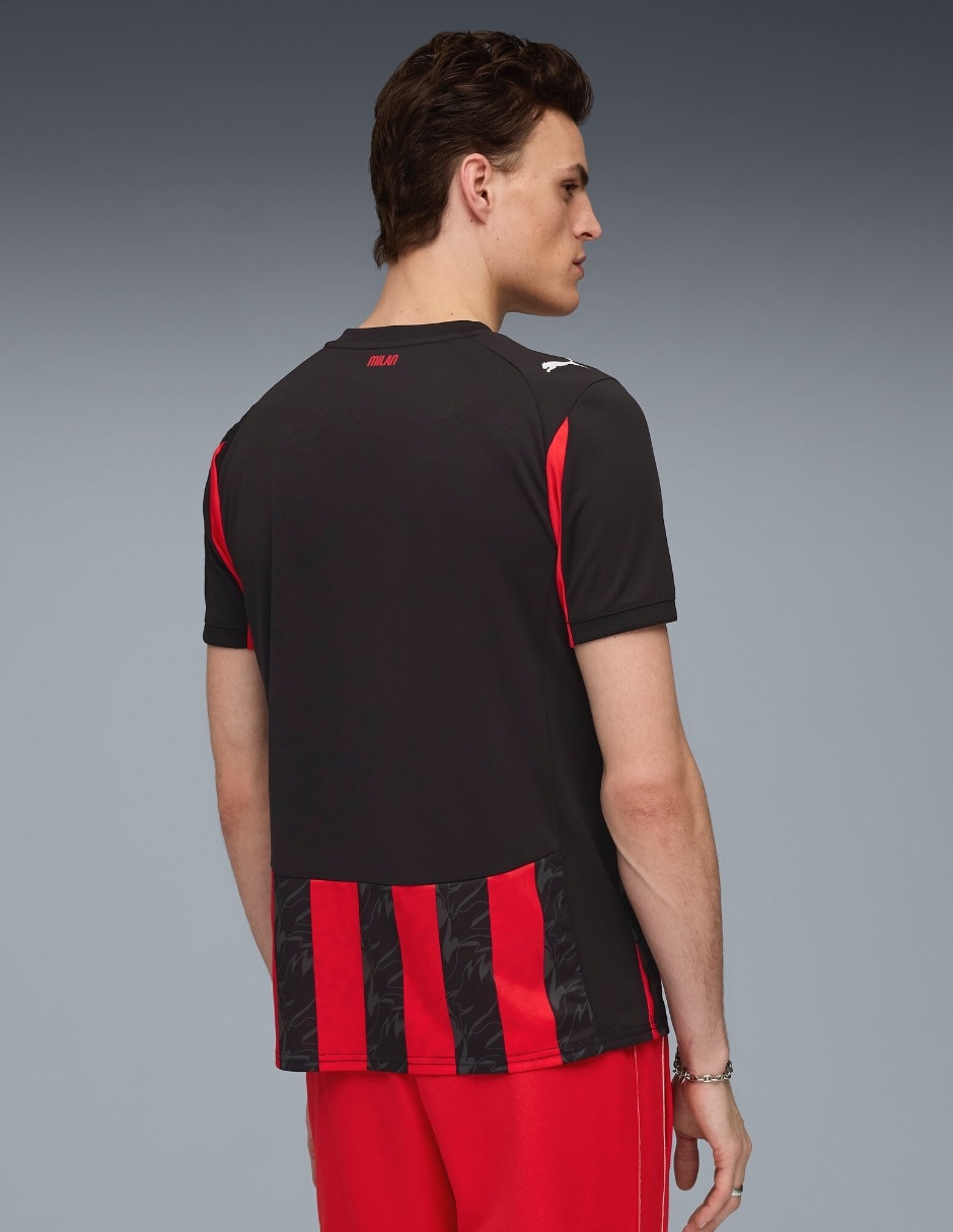 Jersey de AC Milan local manga corta Puma para hombre