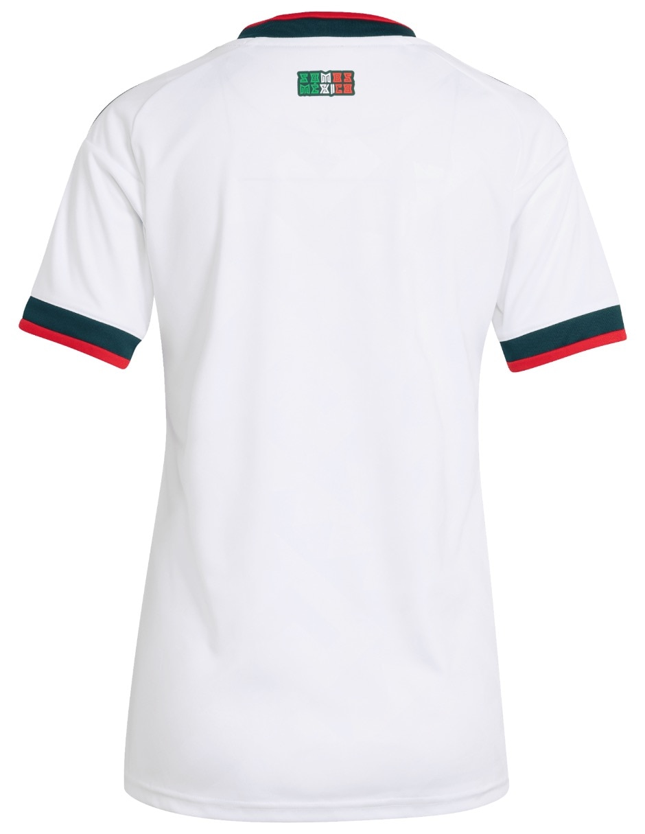 Jersey de Selección Nacional de México visitante Mundial Adidas fan para mujer