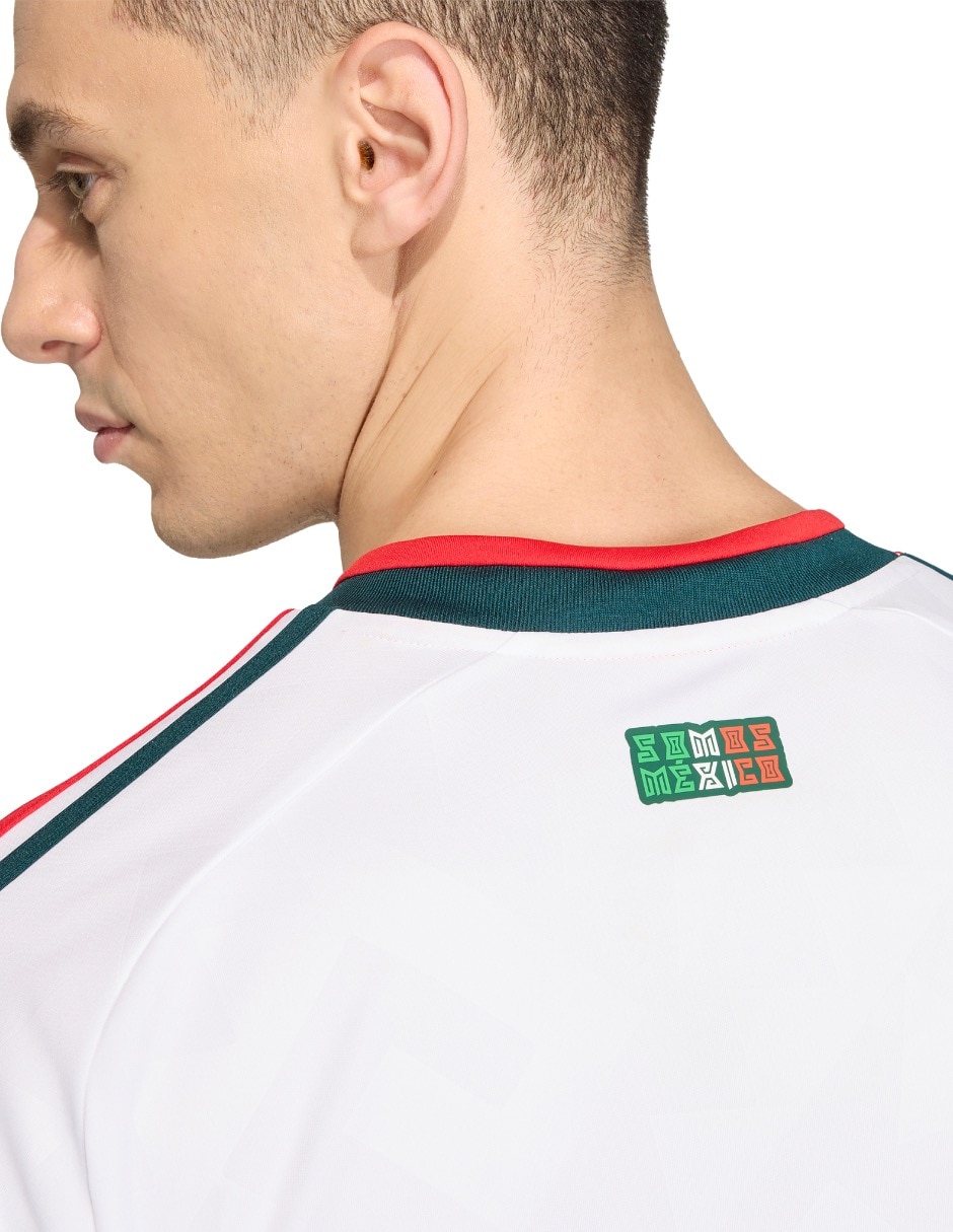 Jersey de Selección Nacional de México visitante manga larga Mundial Adidas fan para hombre