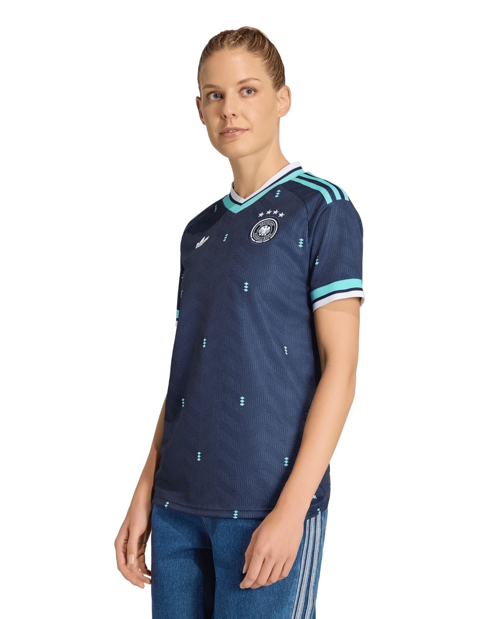 Jersey de Selección de fútbol de Alemania visitante Mundial Adidas fan para mujer