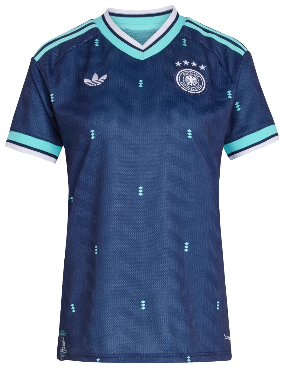 Jersey de Selección de fútbol de Alemania visitante Mundial Adidas fan para mujer