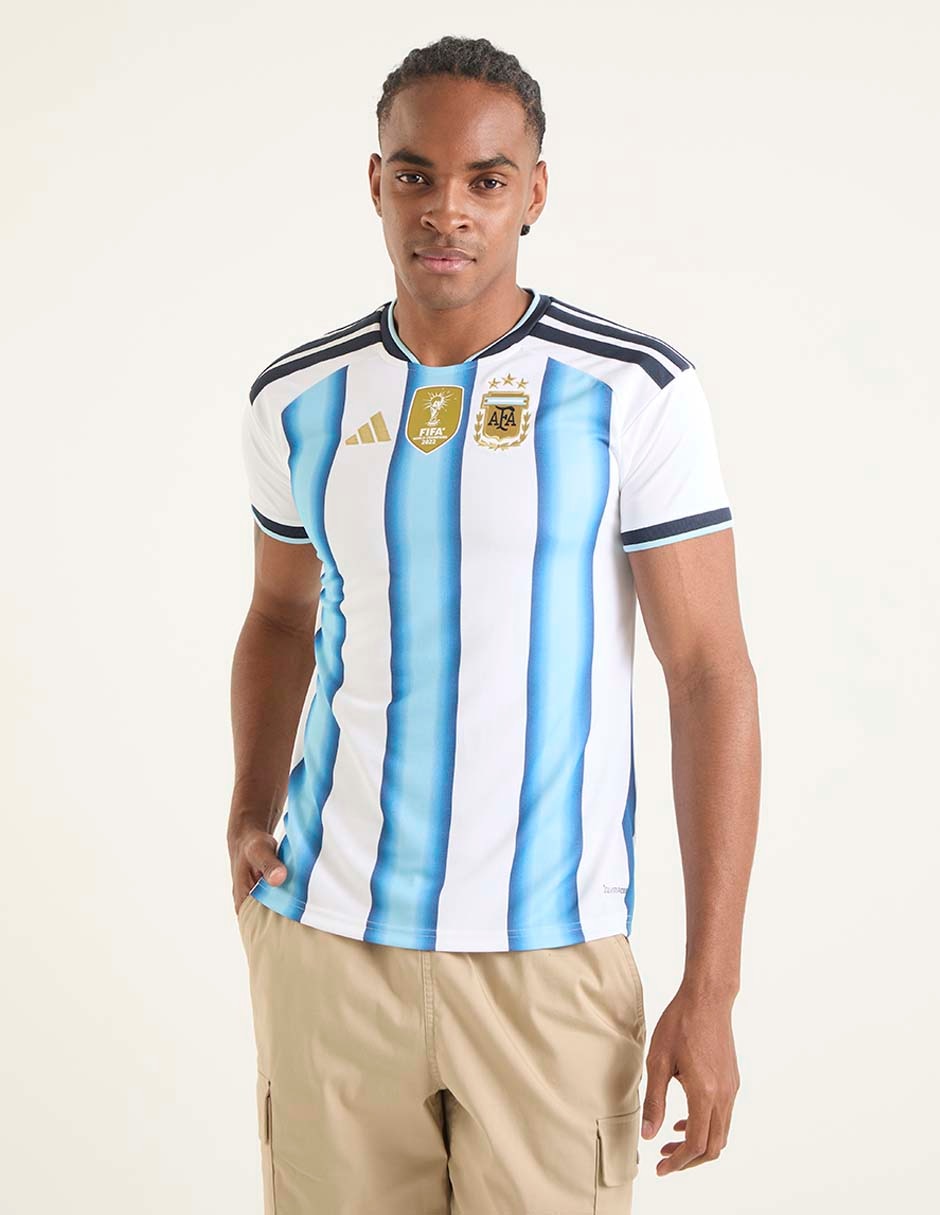 Jersey de Selección de fútbol de Argentina local para mujer Jersey de Selección de fútbol de Argentina local para mujer