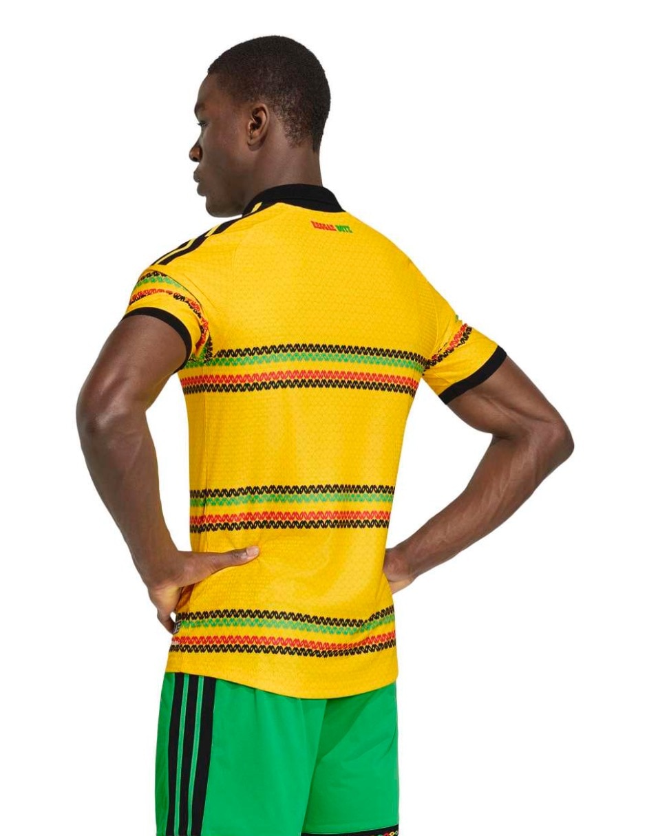 Jersey de Jamaica local manga corta Mundial Adidas Fifa World Cup para hombre