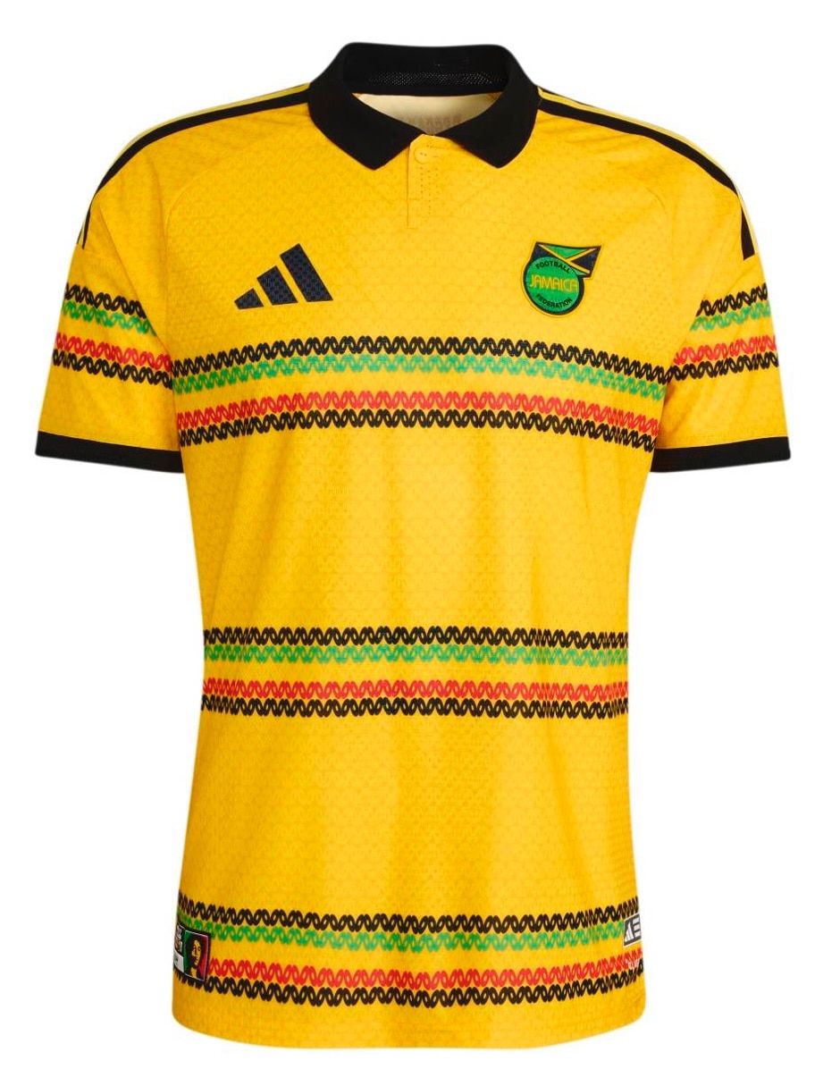 Jersey de Jamaica local manga corta Mundial Adidas Fifa World Cup para hombre