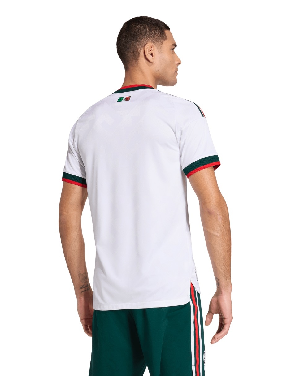 Jersey de Selección Nacional de México visitante Mundial Adidas jugador para hombre