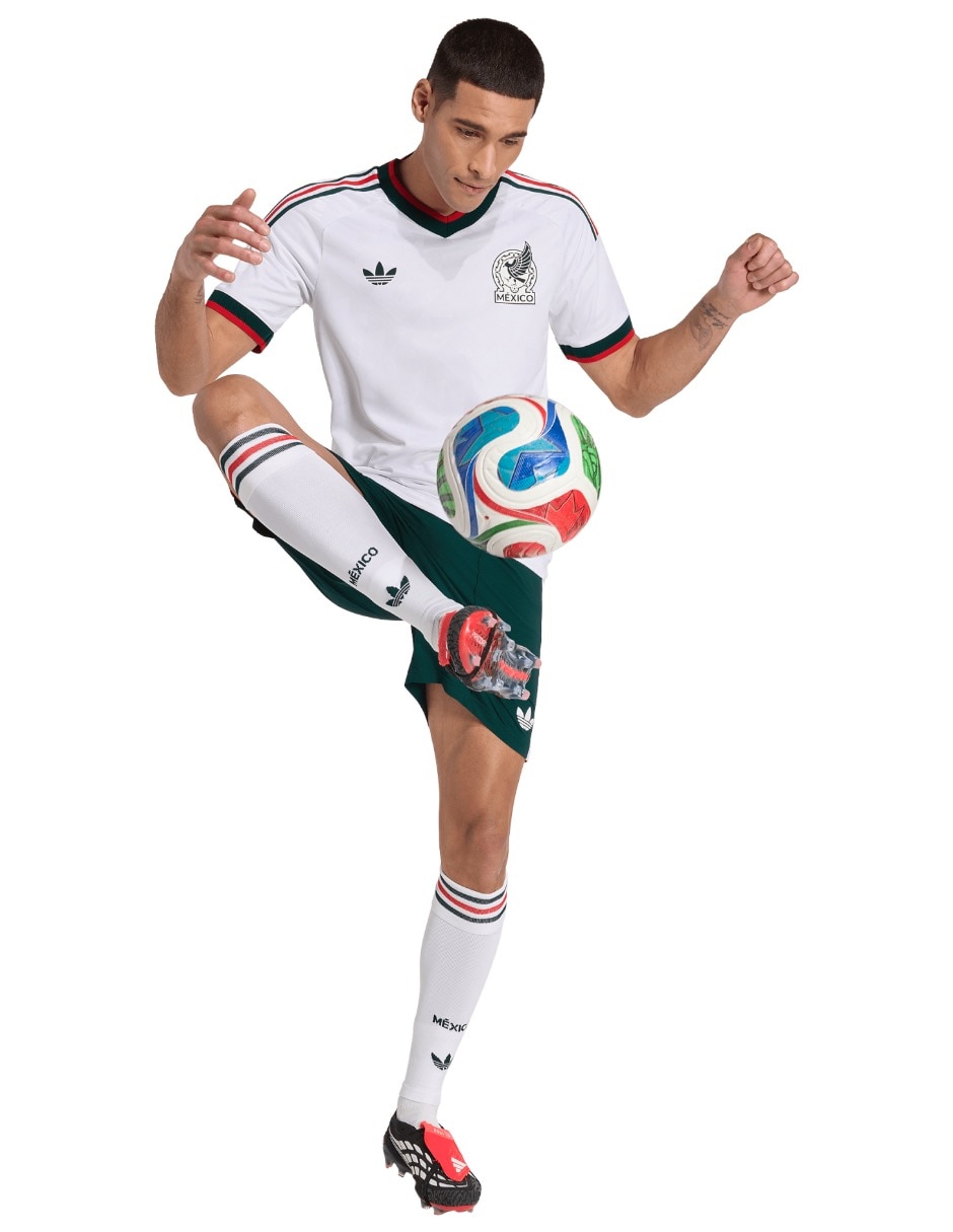 Jersey de Selección Nacional de México visitante Mundial Adidas jugador para hombre