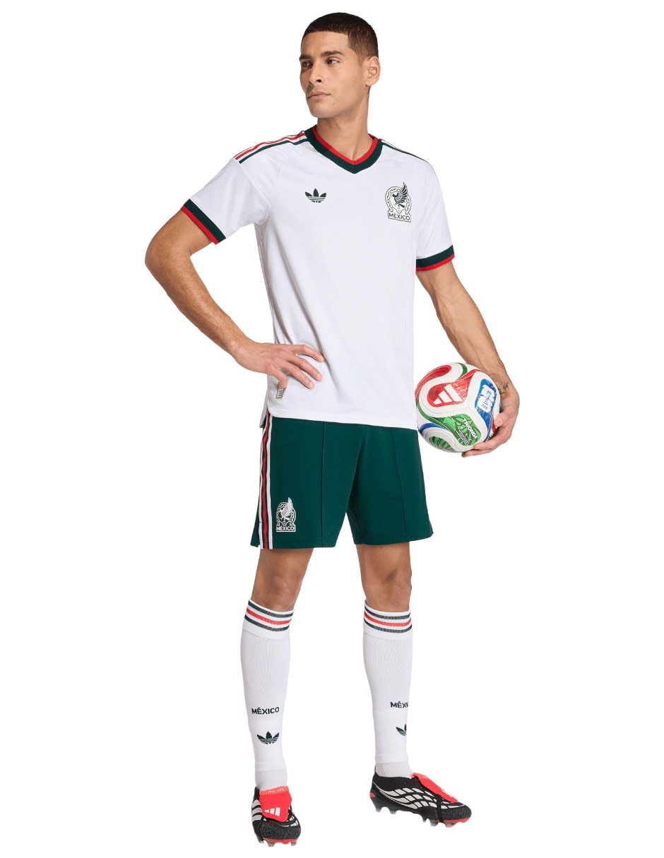 Jersey de Selección Nacional de México visitante Mundial Adidas jugador para hombre