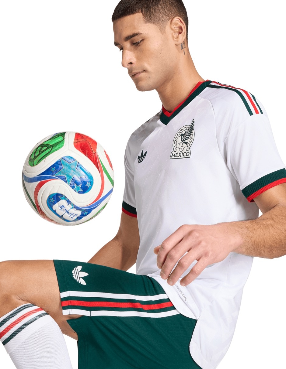Jersey de Selección Nacional de México visitante Mundial Adidas jugador para hombre
