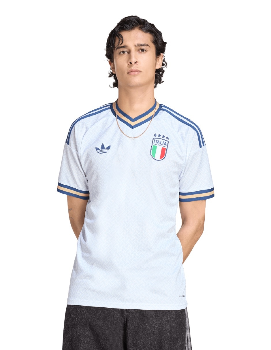 Jersey de selección de fútbol de Italia visitante Mundial Adidas fan para hombre