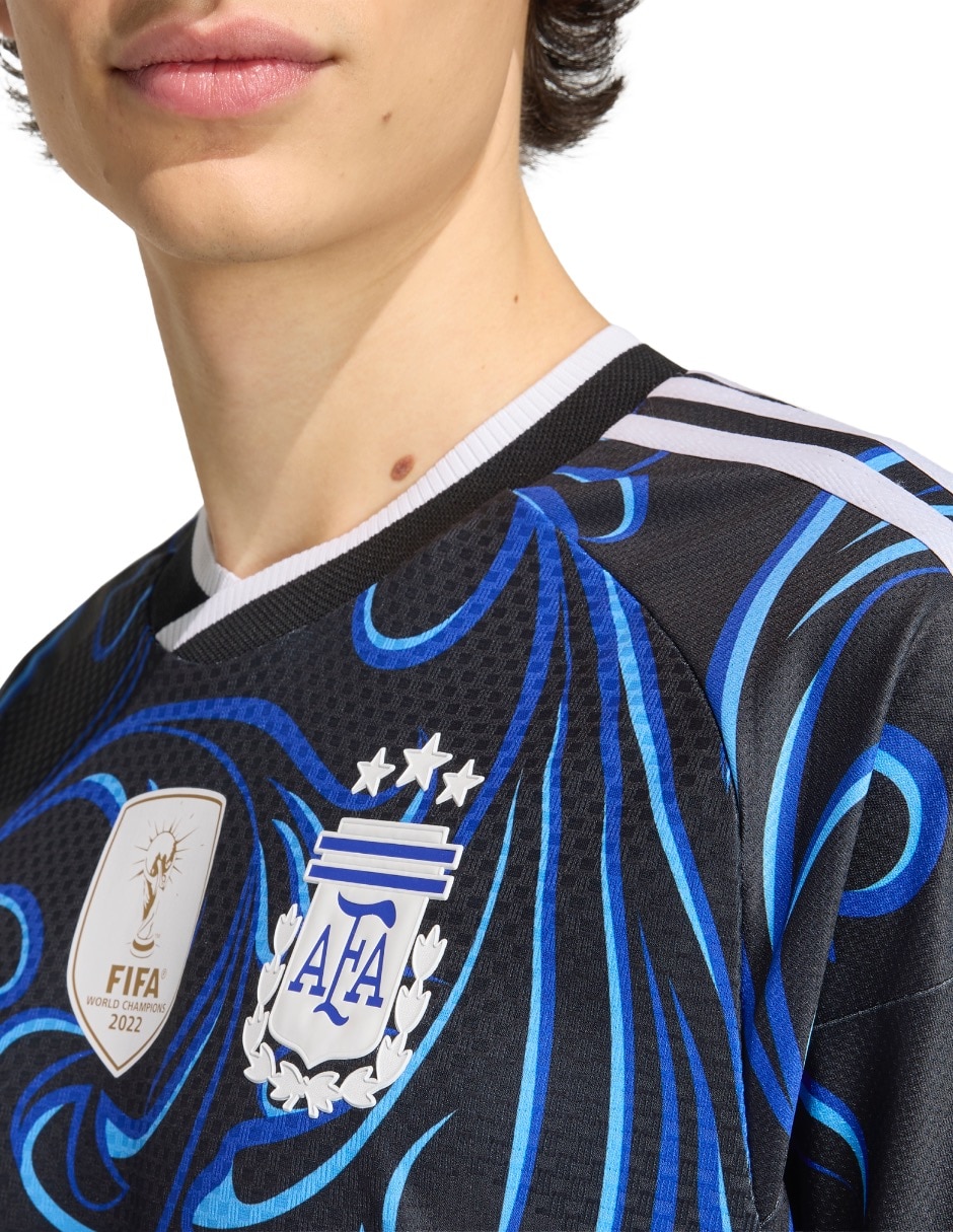 Jersey de Selección de fútbol de Argentina visitante de Lionel Messi para hombre 6