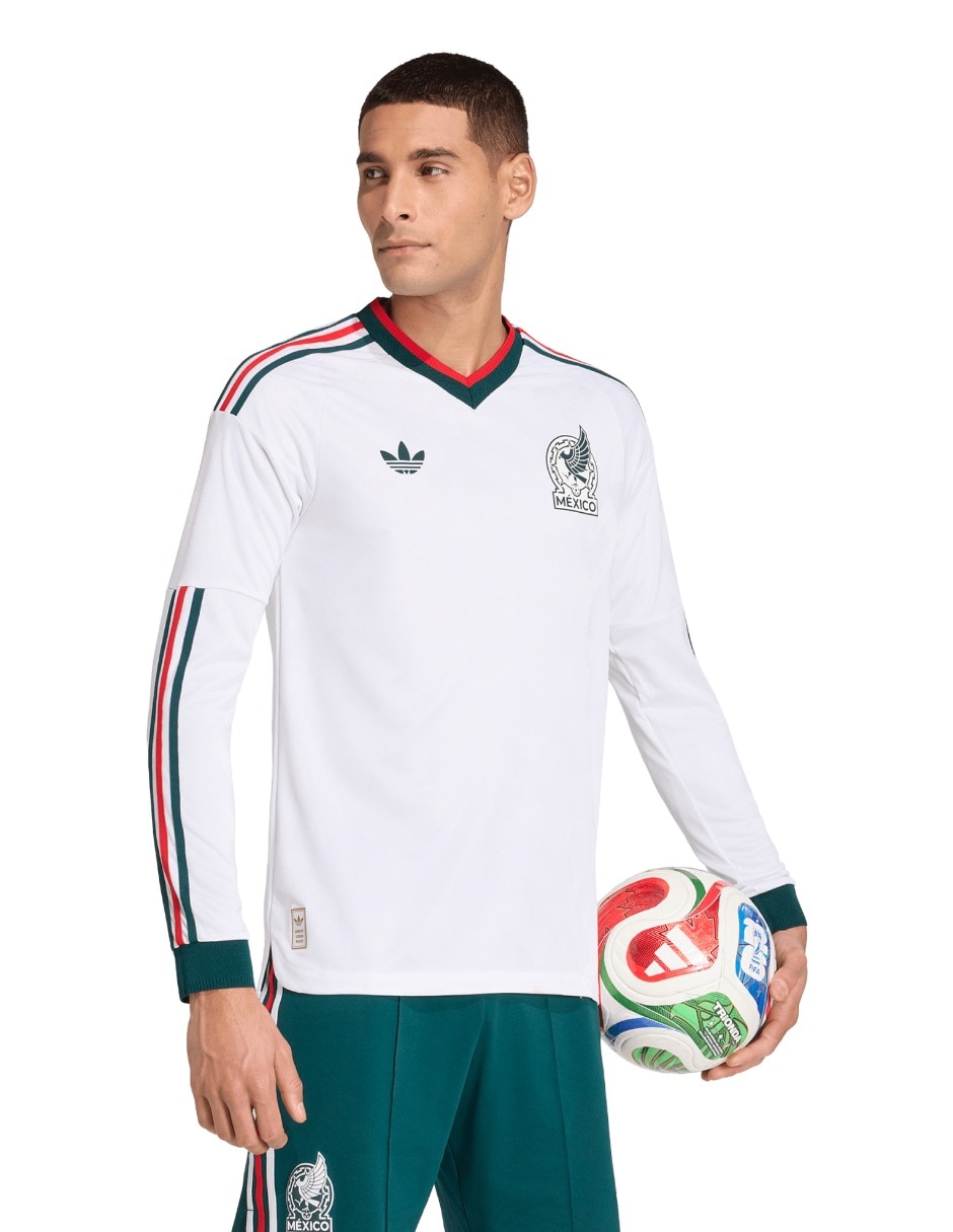 Jersey de Selección Nacional de México visitante manga larga para mujer