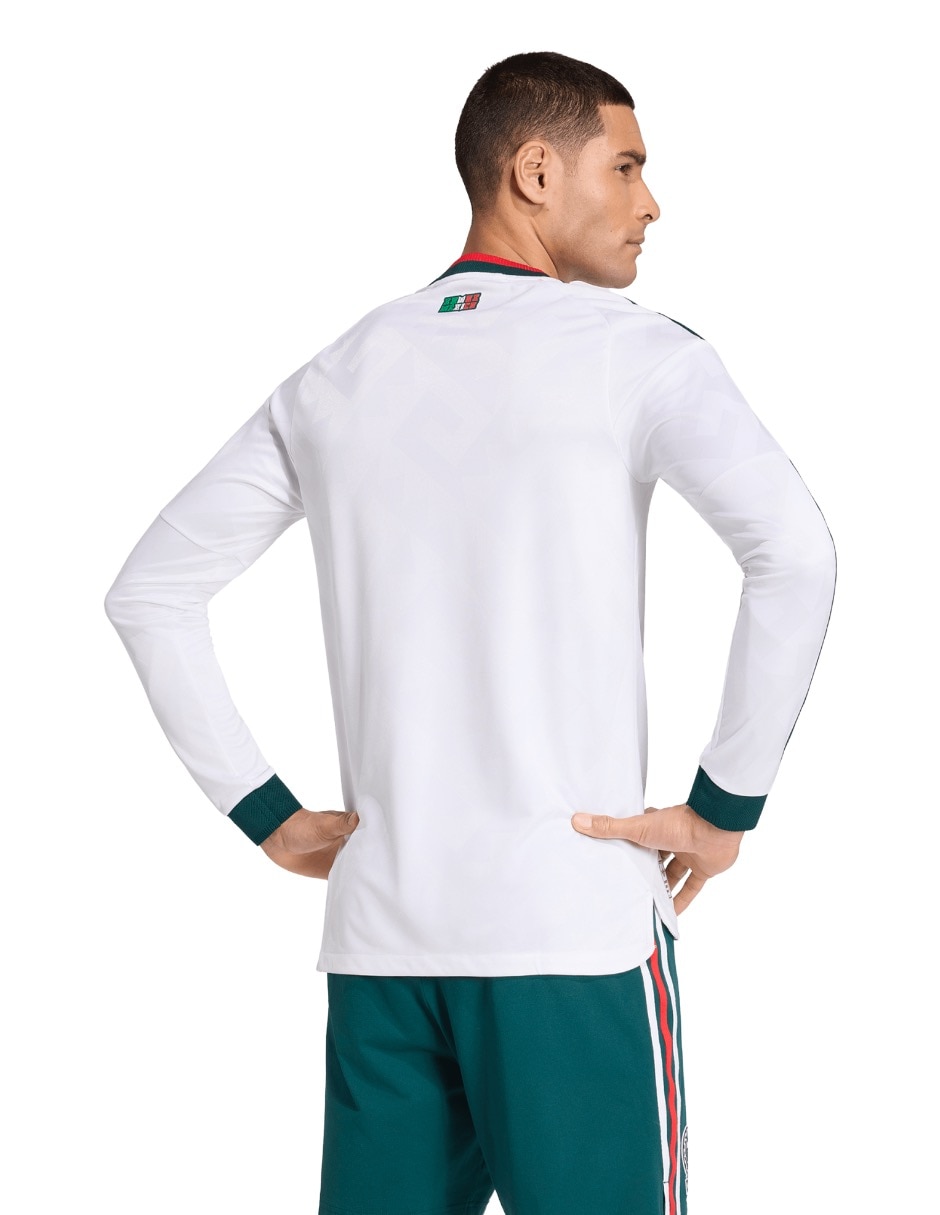 Jersey de Selección Nacional de México visitante manga larga para mujer 4