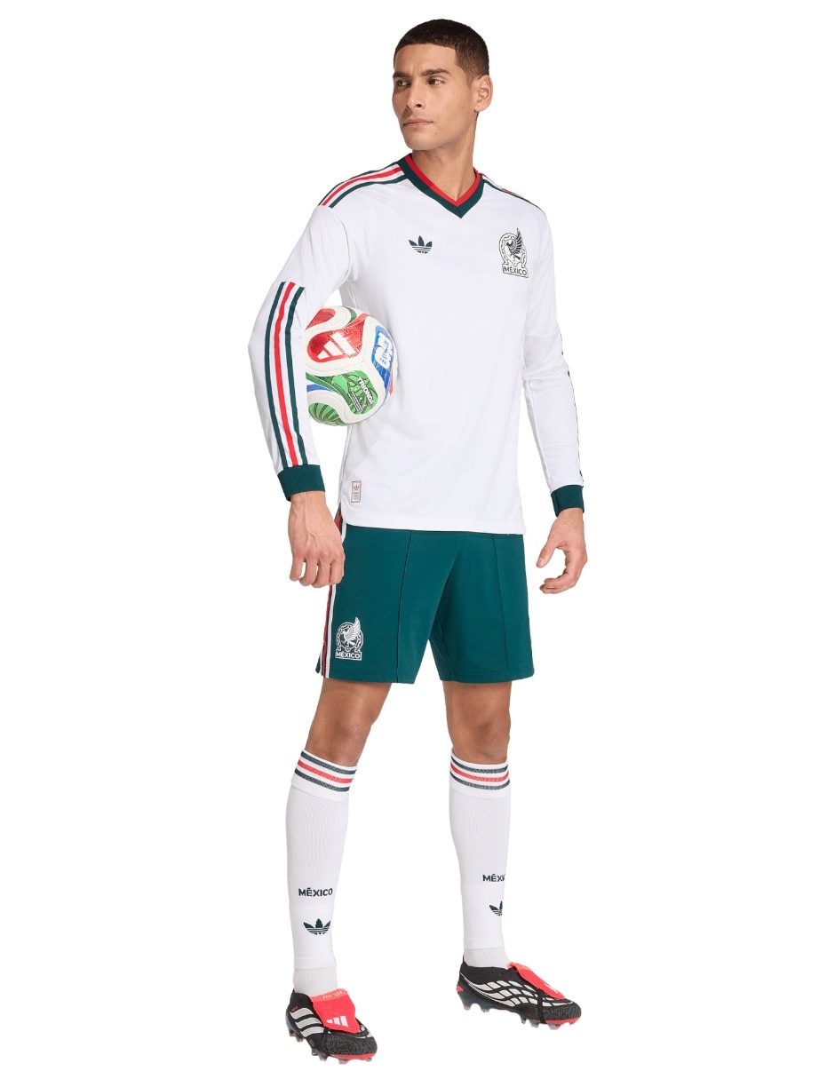 Jersey de Selección Nacional de México visitante manga larga para mujer 8