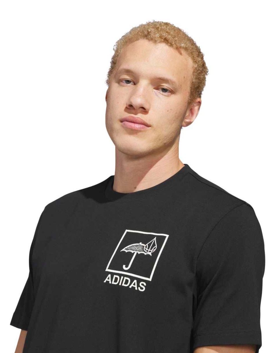 Playera deportiva para básquetbol Adidas de hombre