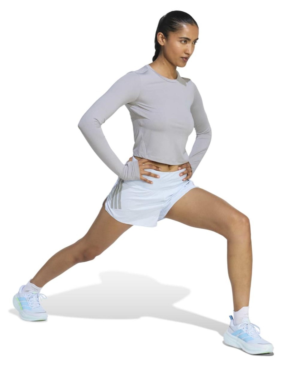 Playera deportiva para correr Adidas de mujer