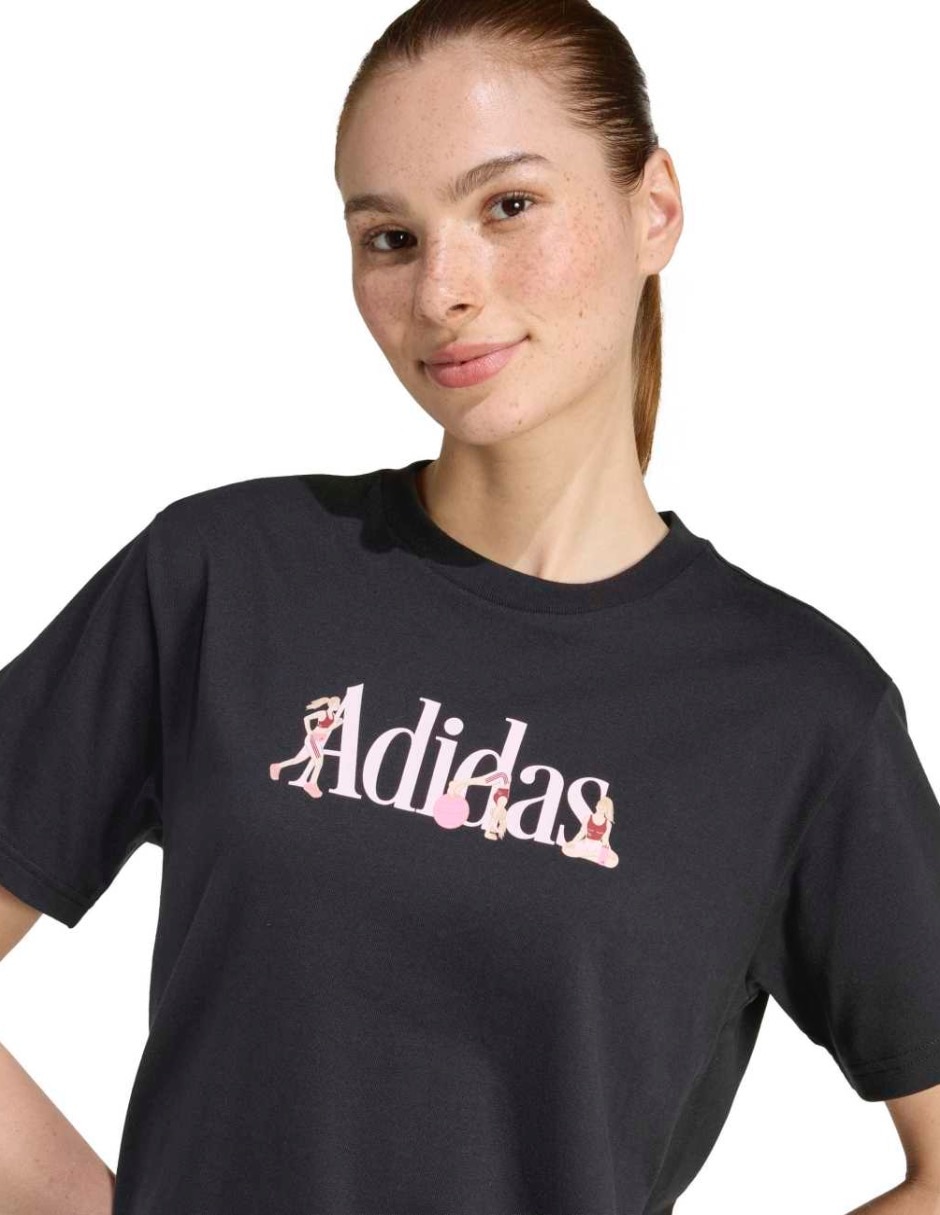 Playera deportiva para entrenamiento Adidas de mujer