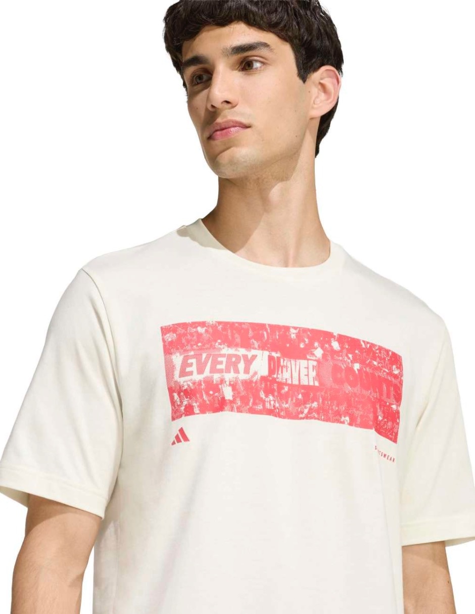 Playera deportiva para entrenamiento Adidas de hombre