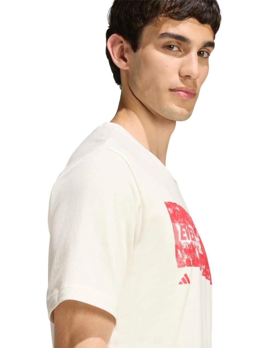 Playera deportiva para entrenamiento Adidas de hombre