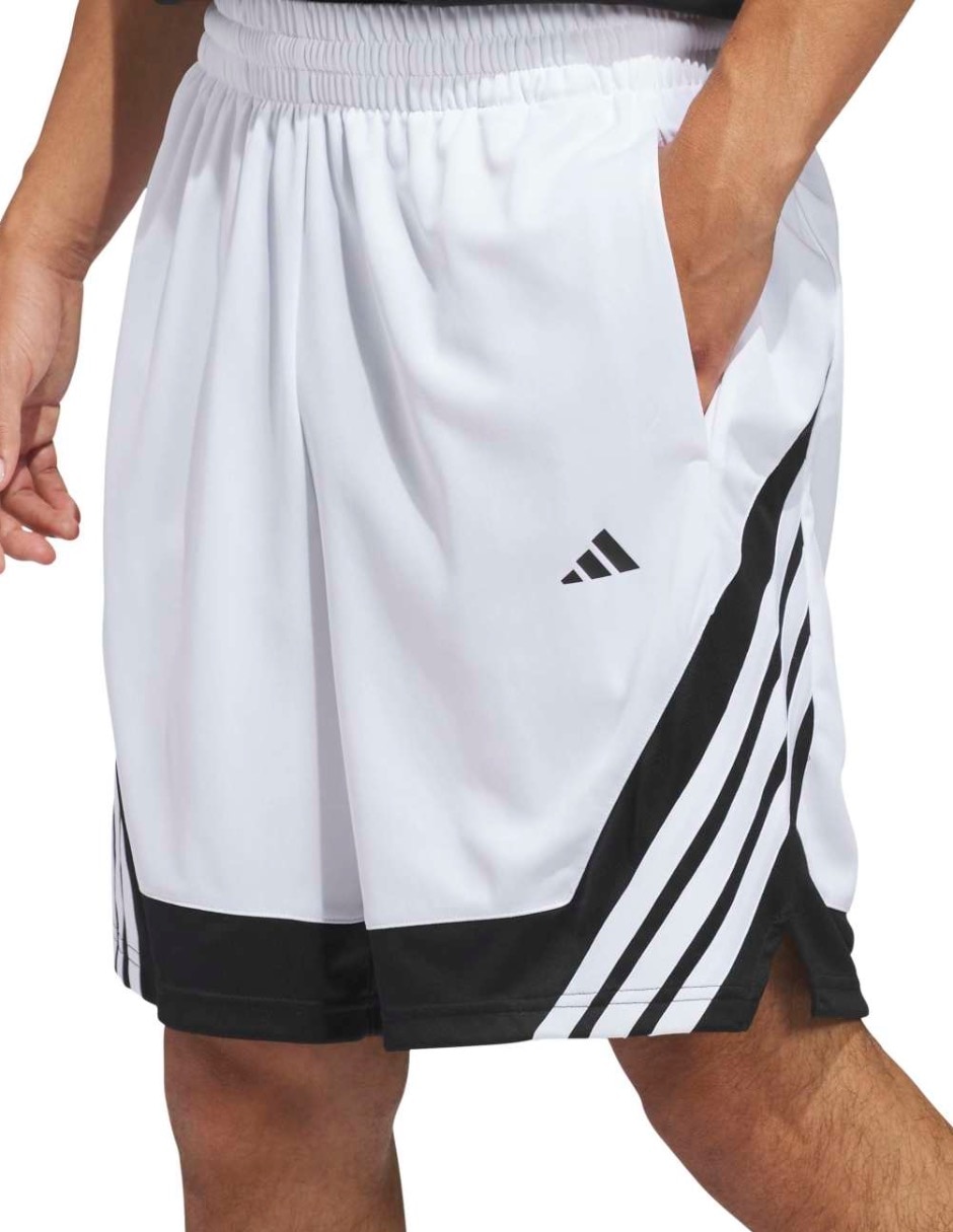 Short con bolsillos Adidas para básquetbol hombre