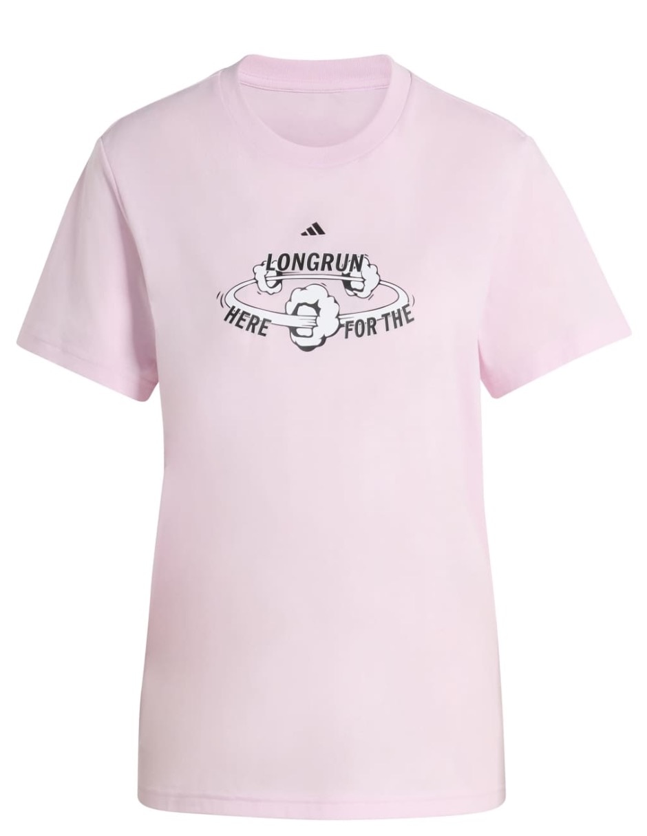 Playera deportiva para correr Adidas de mujer
