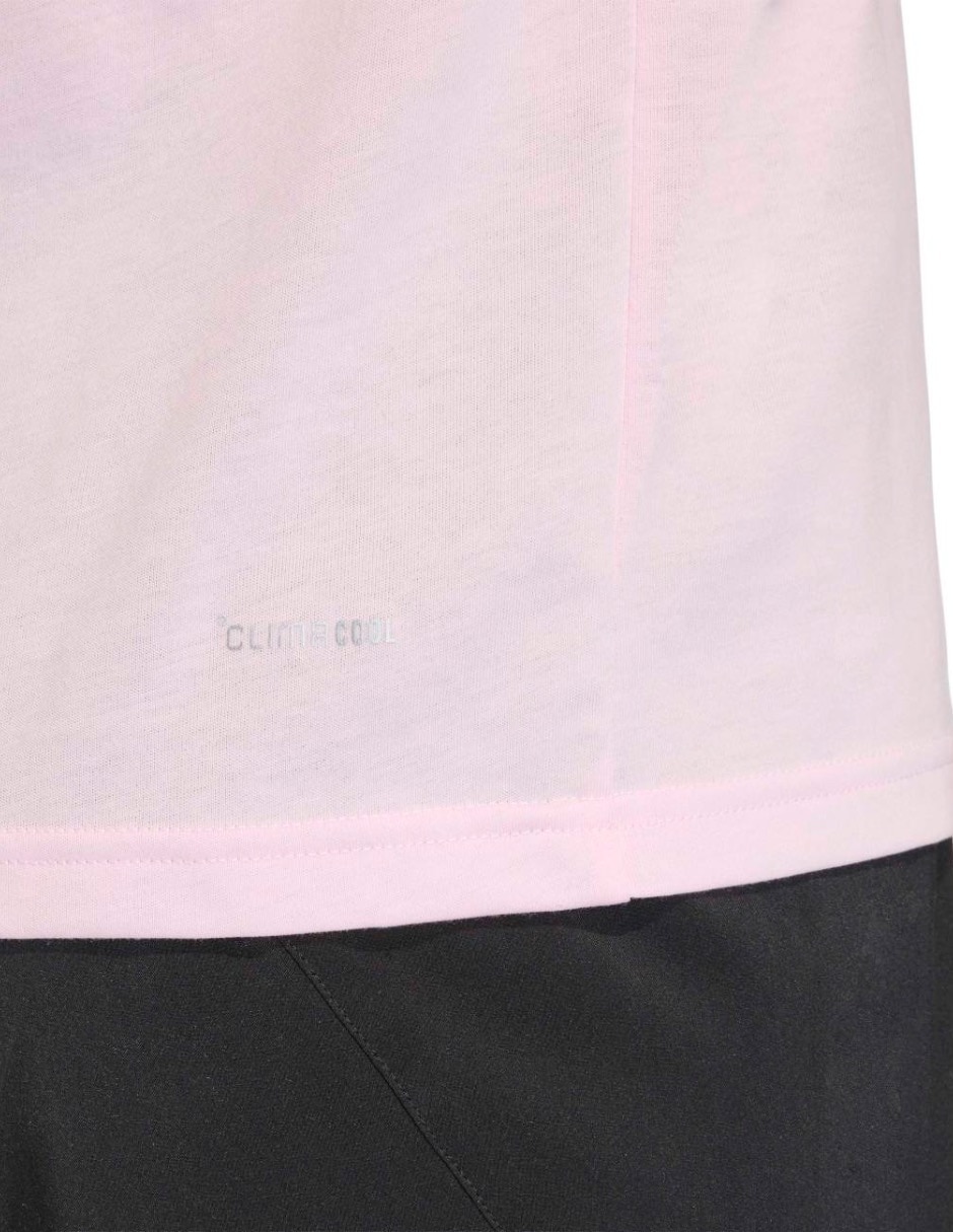 Playera deportiva para correr Adidas de mujer