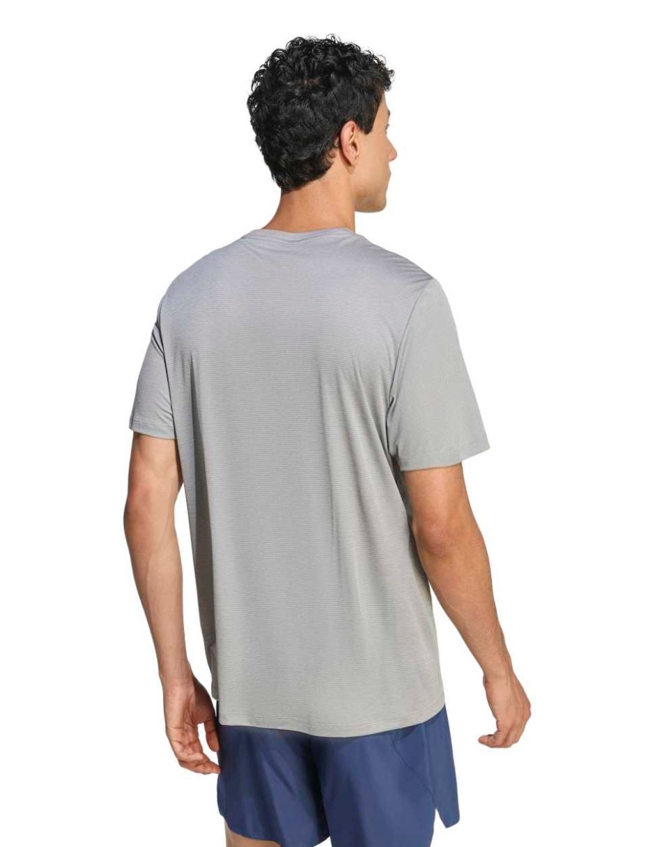 Playera deportiva para correr Adidas de hombre