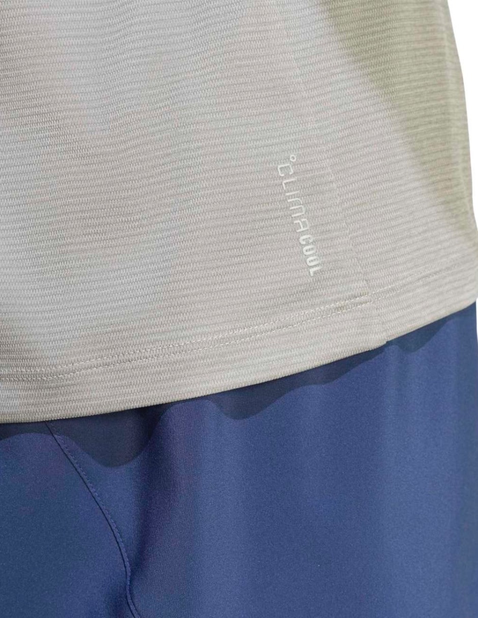 Playera deportiva para correr Adidas de hombre