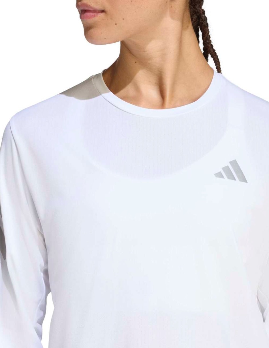 Playera deportiva para correr Adidas de mujer