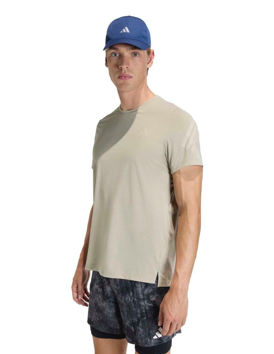 Playera deportiva para correr Adidas de hombre