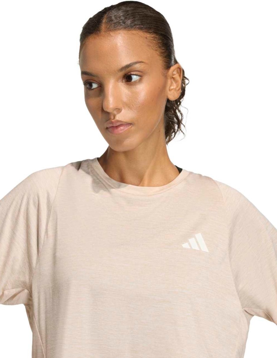 Playera deportiva para correr Adidas de mujer