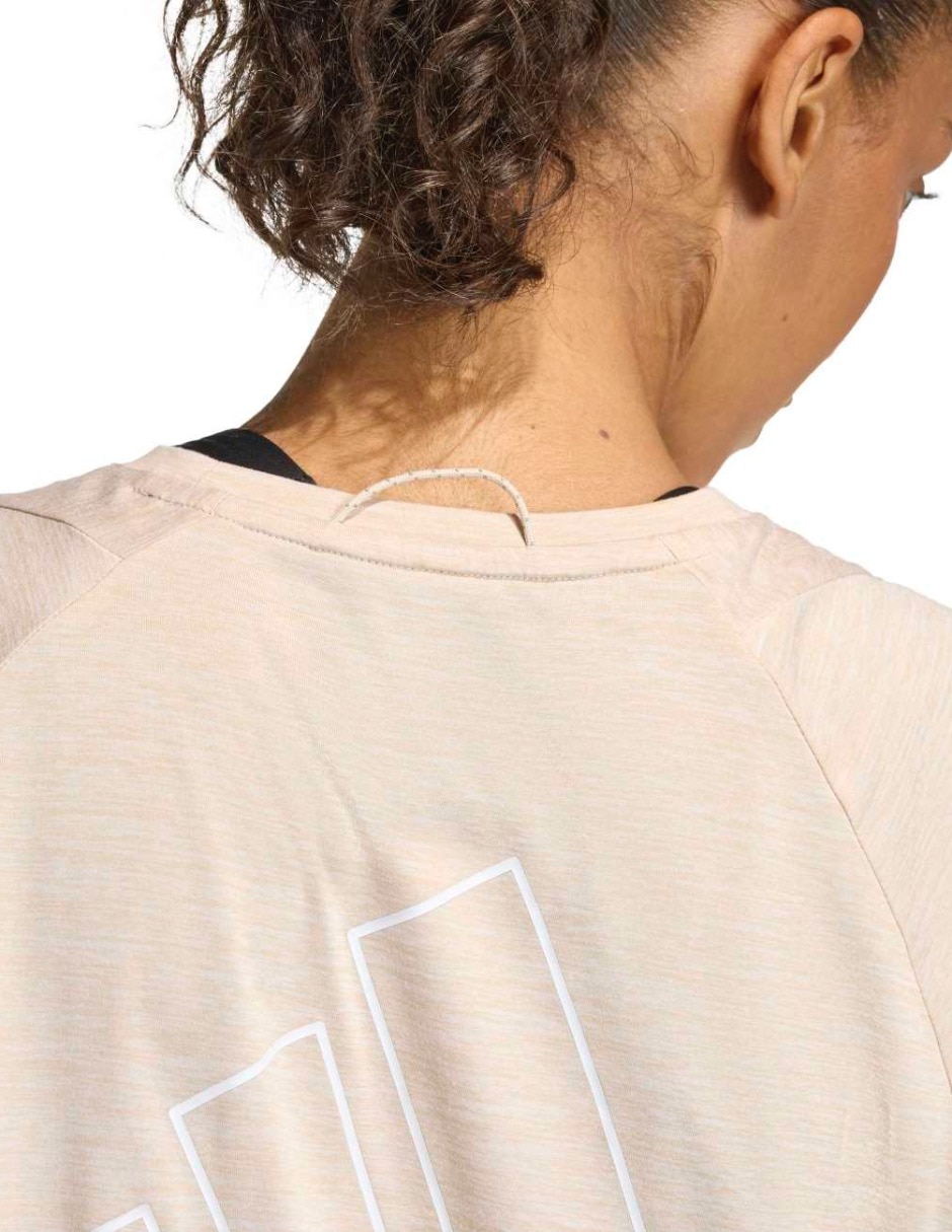 Playera deportiva para correr Adidas de mujer