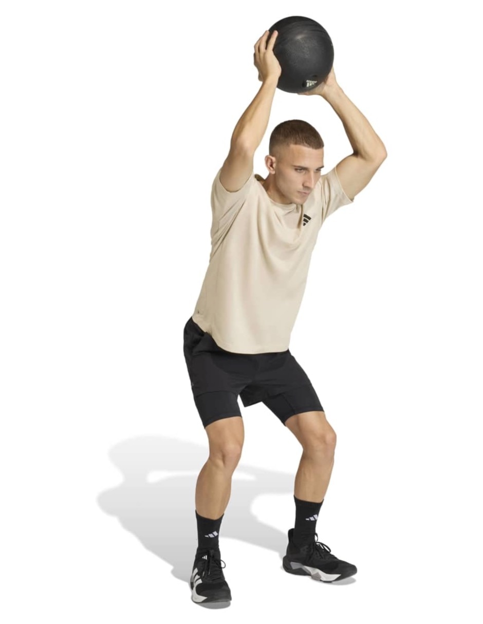 Playera deportiva para entrenamiento Adidas de hombre